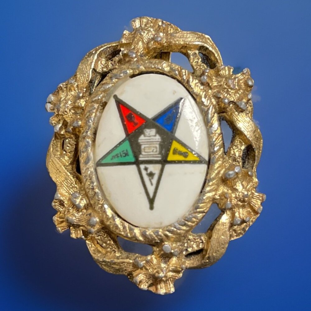 Vintage Order of the Eastern Star Pendant ORS
